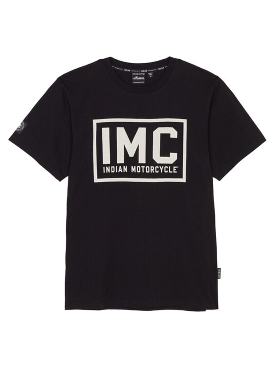 インディアンモーターサイクルロゴのメンズＴＴシャツ