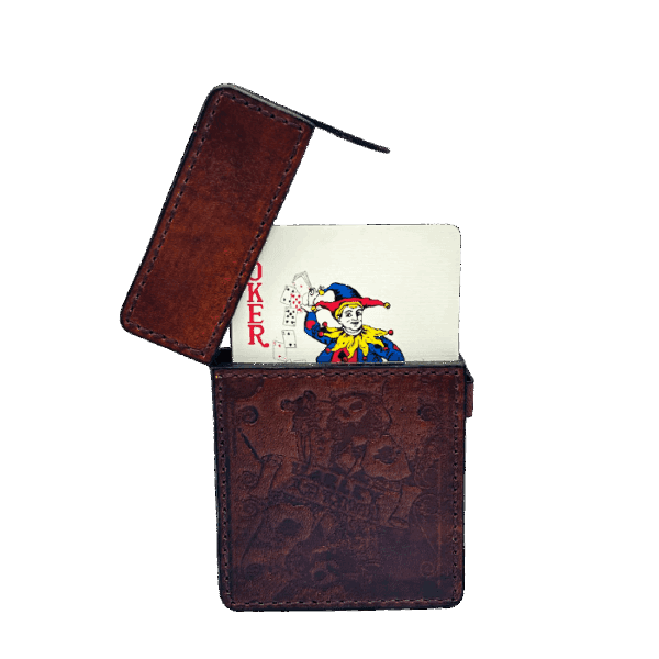 ハーレーダビッドソン トランプ（エンボス加工レザーケース付き）