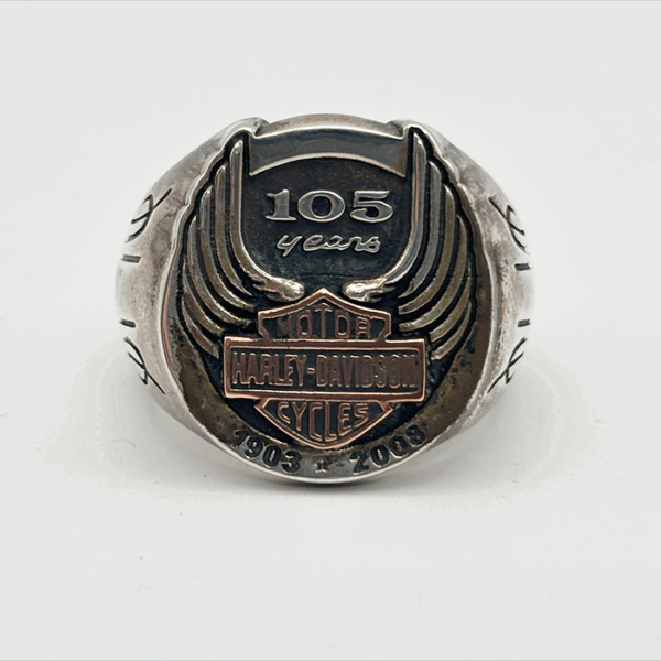 【ハーレー純正】 バー・アンド・シールド メンズリング①