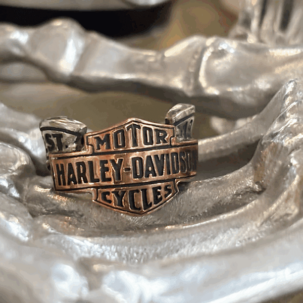 【ハーレー純正】 バー・アンド・シールド メンズリング①
