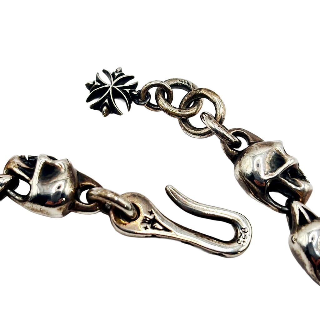 Soul Fetish skull necklace Silver925　detail