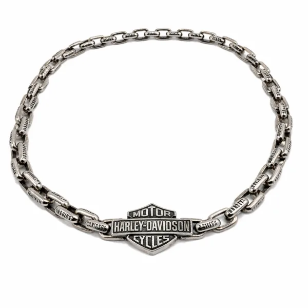【一点物】Soul Fetish シルバーネックレス｜Harley-Davidsonロゴ シルバー925